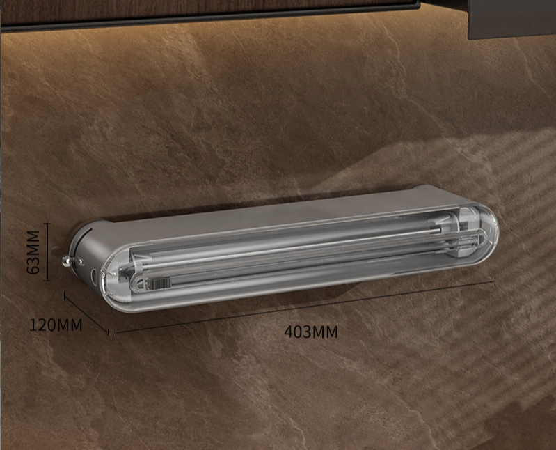 🧻 2-in-1 Cling Wrap Cutter & Organizer