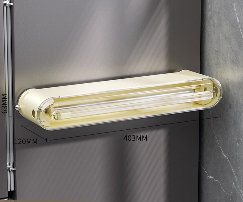 🧻 2-in-1 Cling Wrap Cutter & Organizer