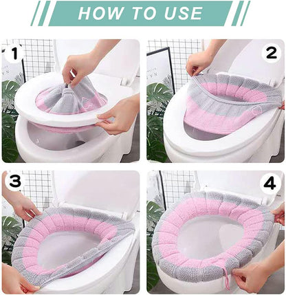 🧻 4PCS Soft Toilet Seat Cover Pads