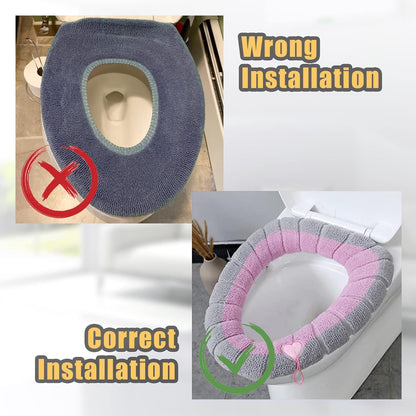 🧻 4PCS Soft Toilet Seat Cover Pads