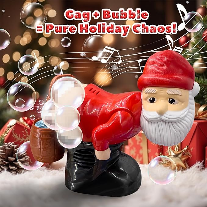 🎅Musical Santa Bubble Blower