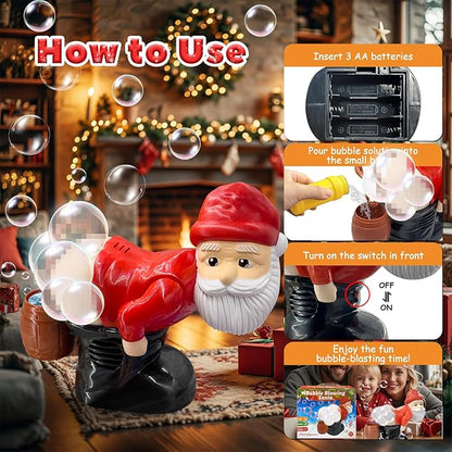 🎅Musical Santa Bubble Blower
